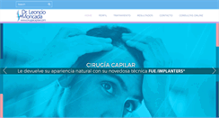 Desktop Screenshot of cirugiacapilar.com